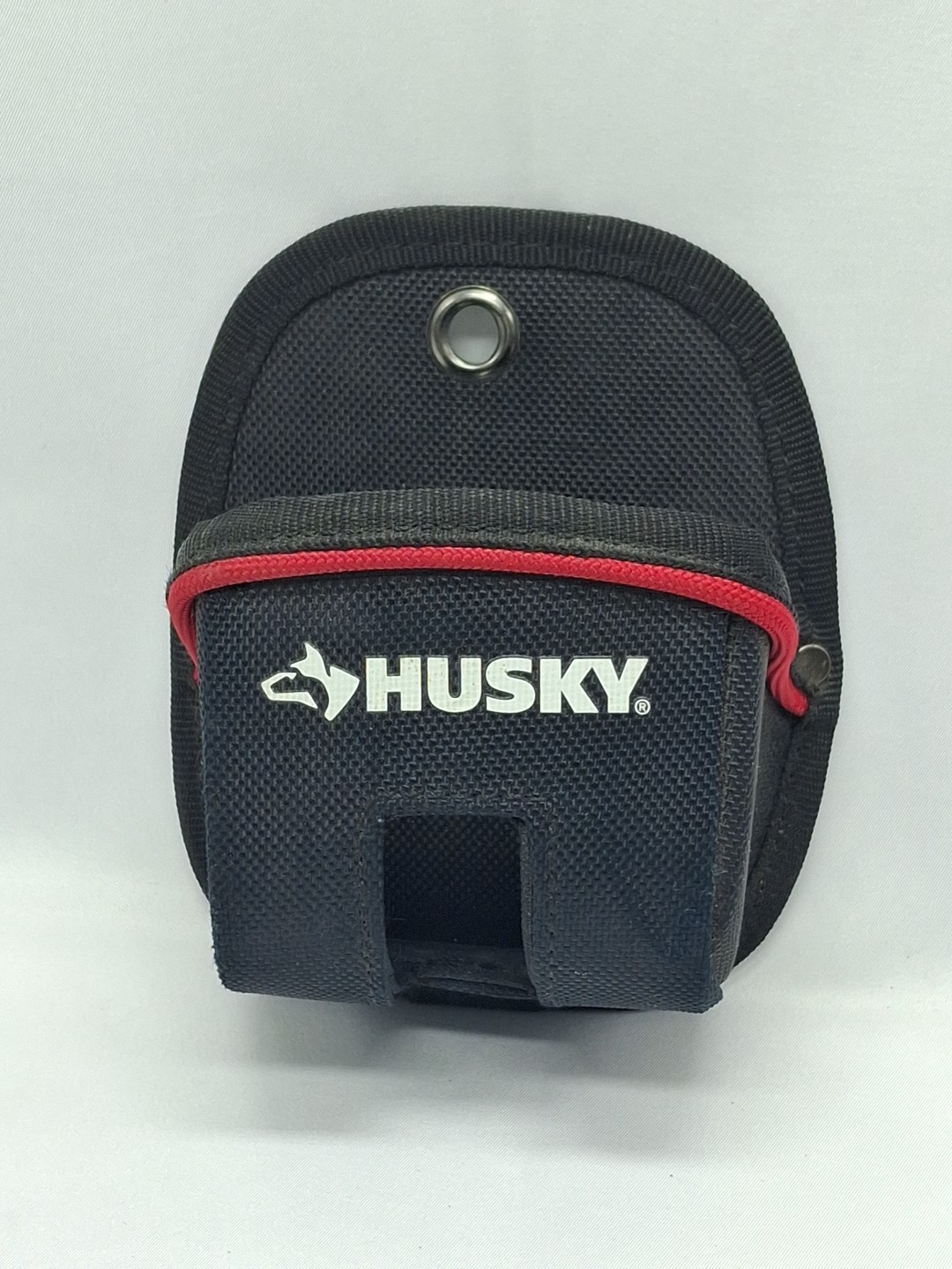 Husky 4.5 in Clip On Tape Measure Tool Belt Bag Pouch Polyster Black 246568