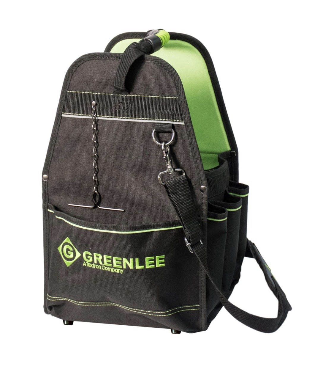 Greenlee 0158-24 Tool Bag, Black, Polyester, 27 Pockets