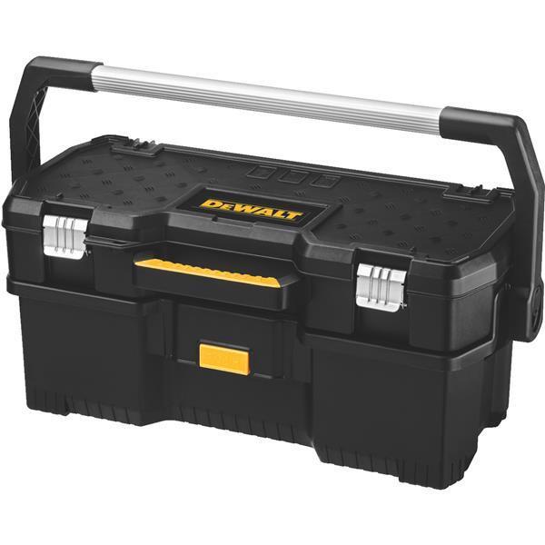 (3)-DeWalt 24″ Long 11-1/2″ High Plastic Toolbox With Power Tool Case DWST24070