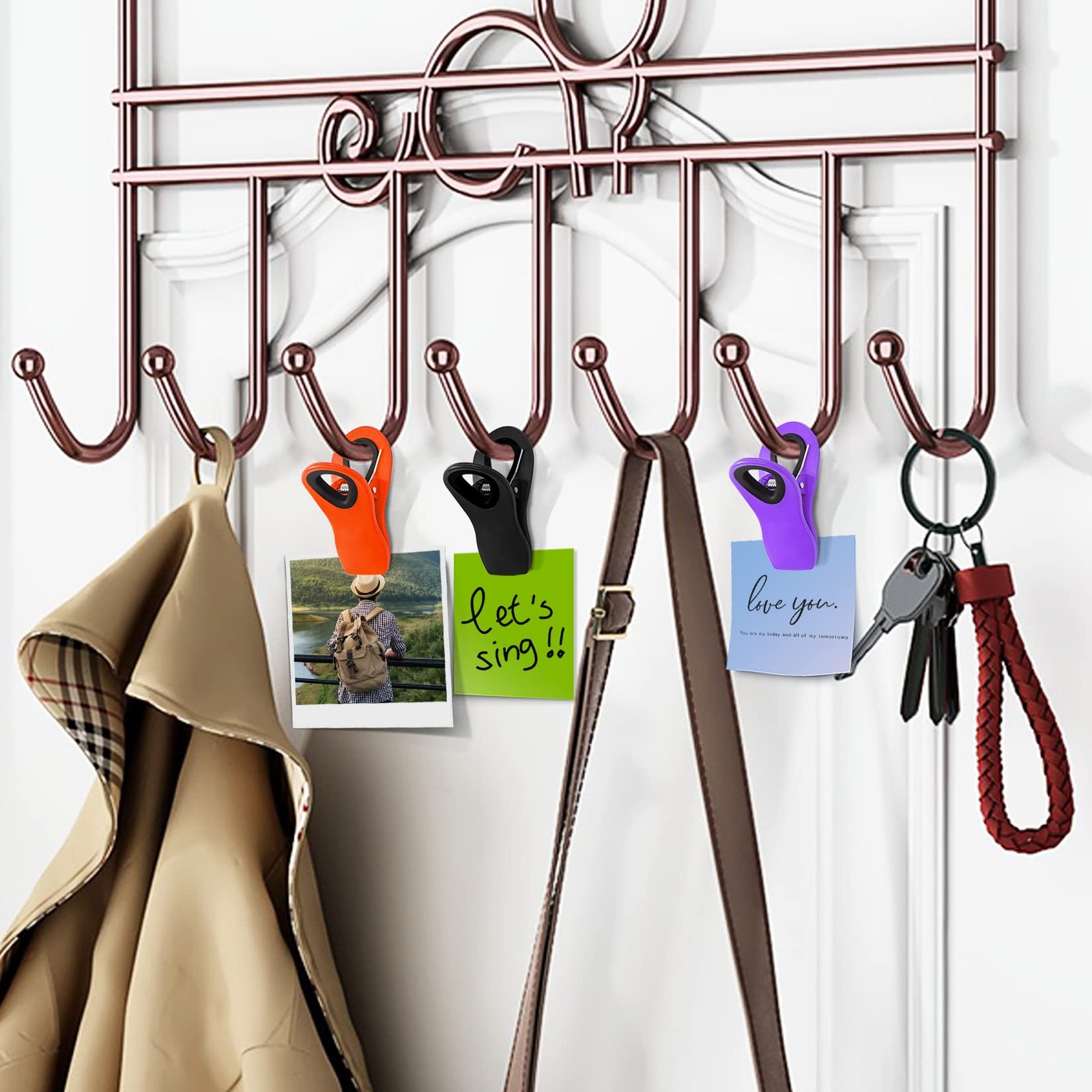 FINDMAG Chip Clips Bag Clips, 12 Pack Clip for of 12, Multi-color