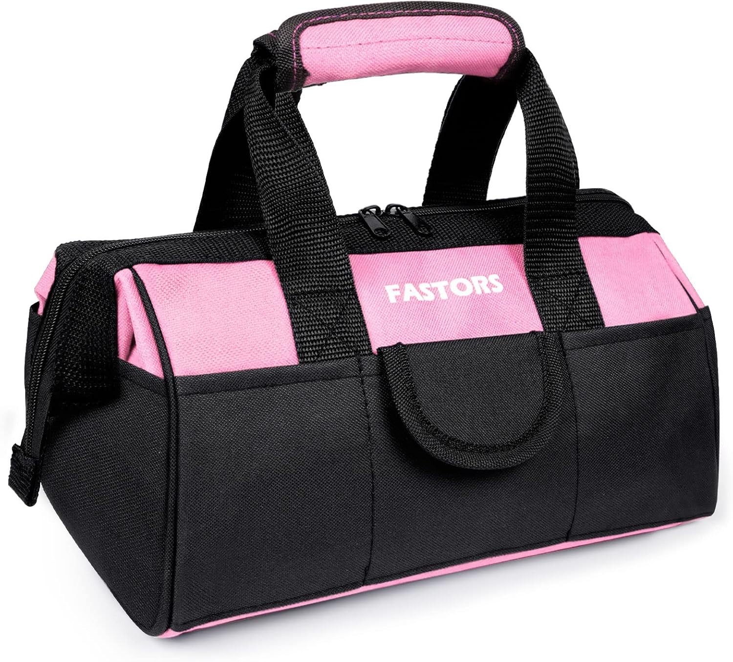 Versatile Pink Tool Bag for Women – 13″ with 10 Pockets & Easy Carrying Handles