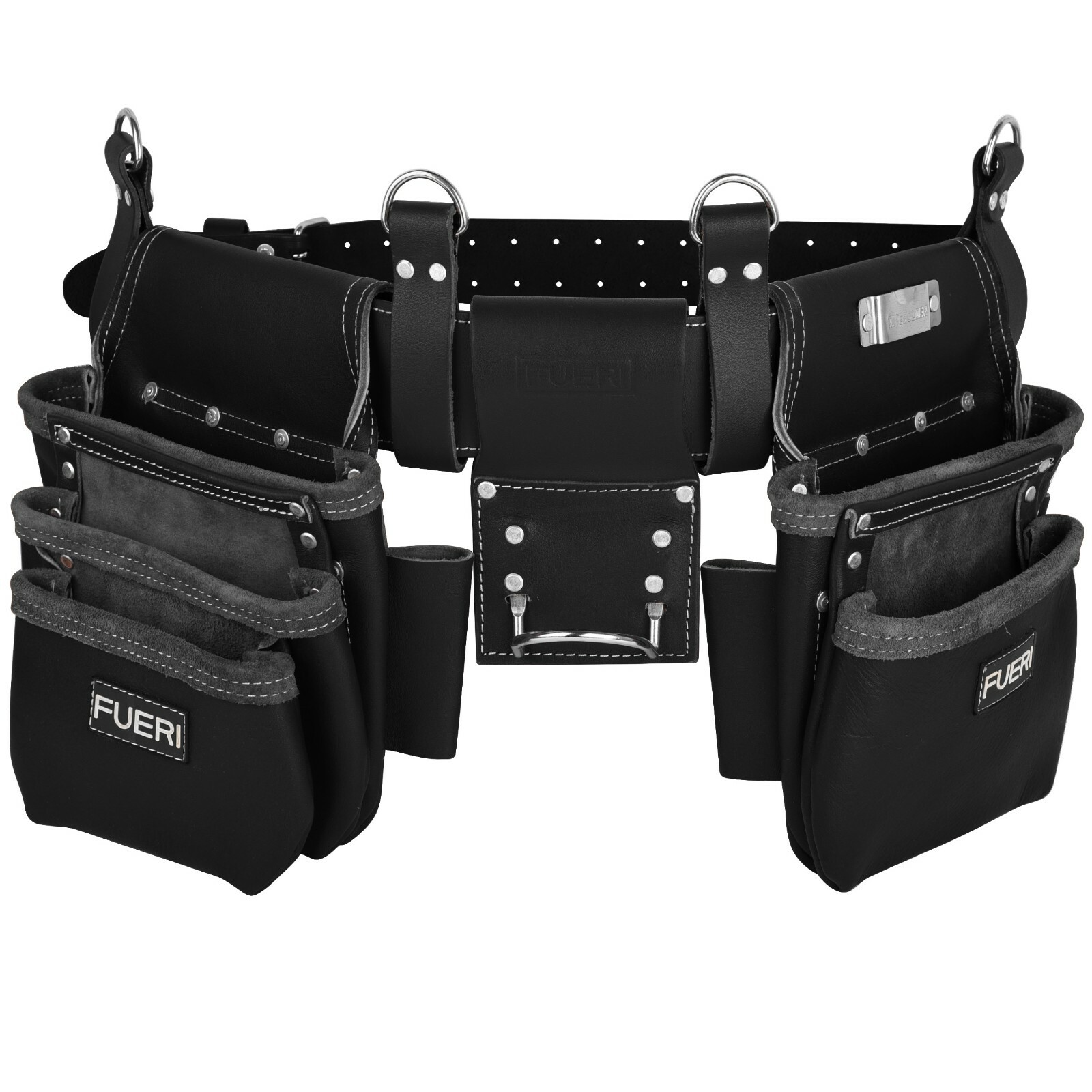Leather Tool Belt Electrician Tool Pouch Carpenter Framer lineman Hammer Holder
