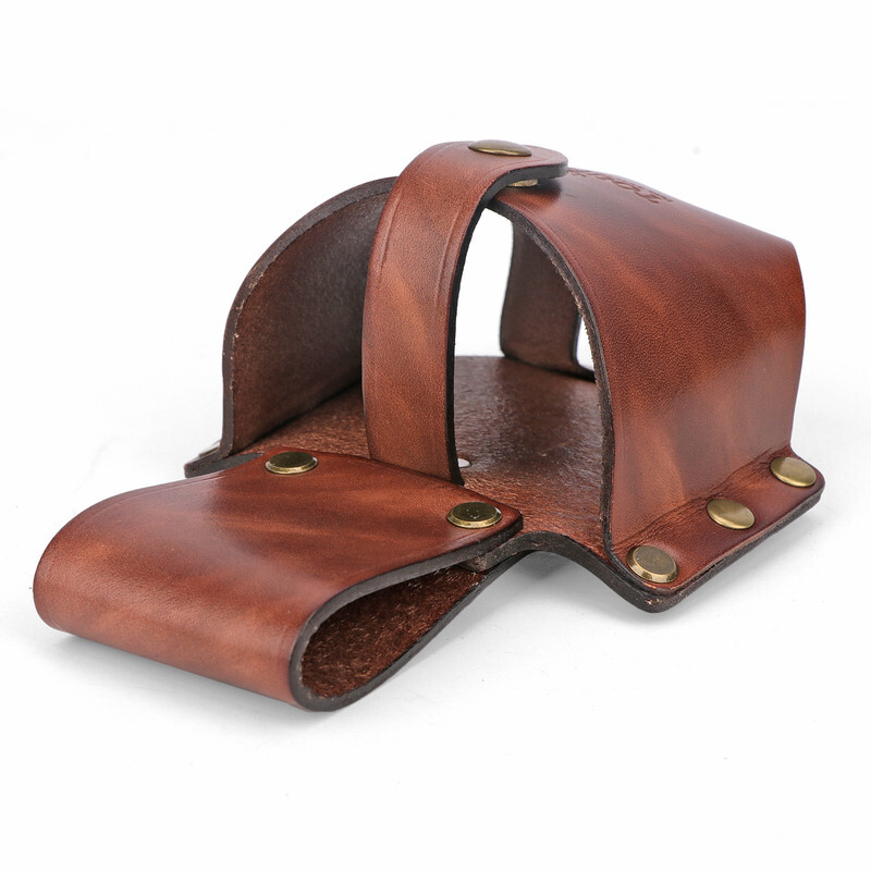 Tourbon Leather Tape Measuring Holder Case Tool Carrier Belt Holster Pouch Large