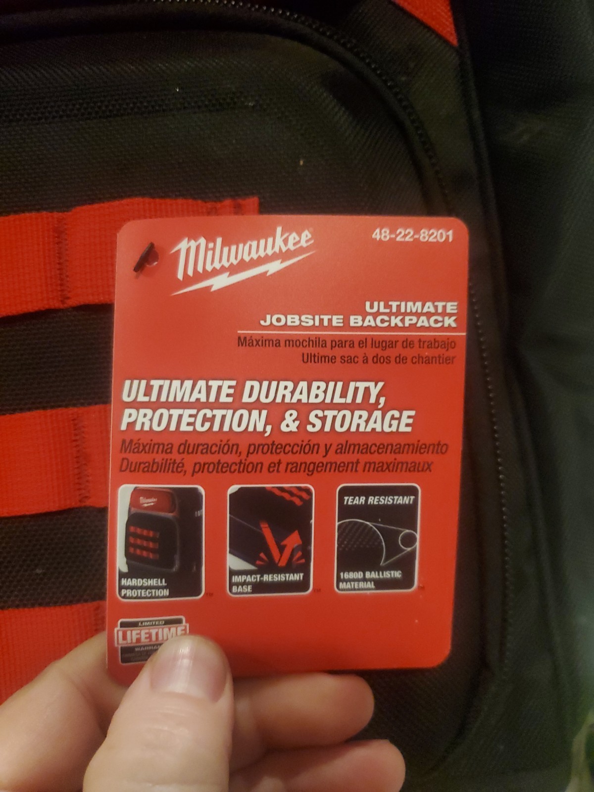 Milwaukee PACKOUT Backpack (48-22-8201) – Jobsite Tool Bag