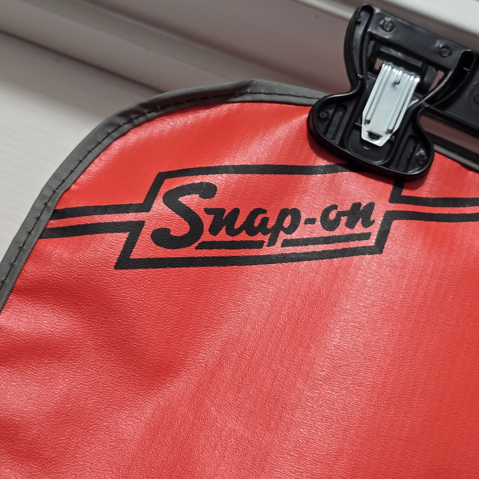 Vintage Snap On C-113B Red Tool Bag Pouch Roll 11 Pockets