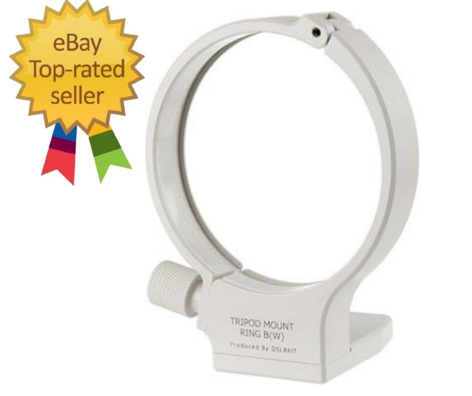Tripod Mount Ring B (W) for Canon 70-200Mm F/2.8L Is II USM & EF 100-400Mm F/4.5