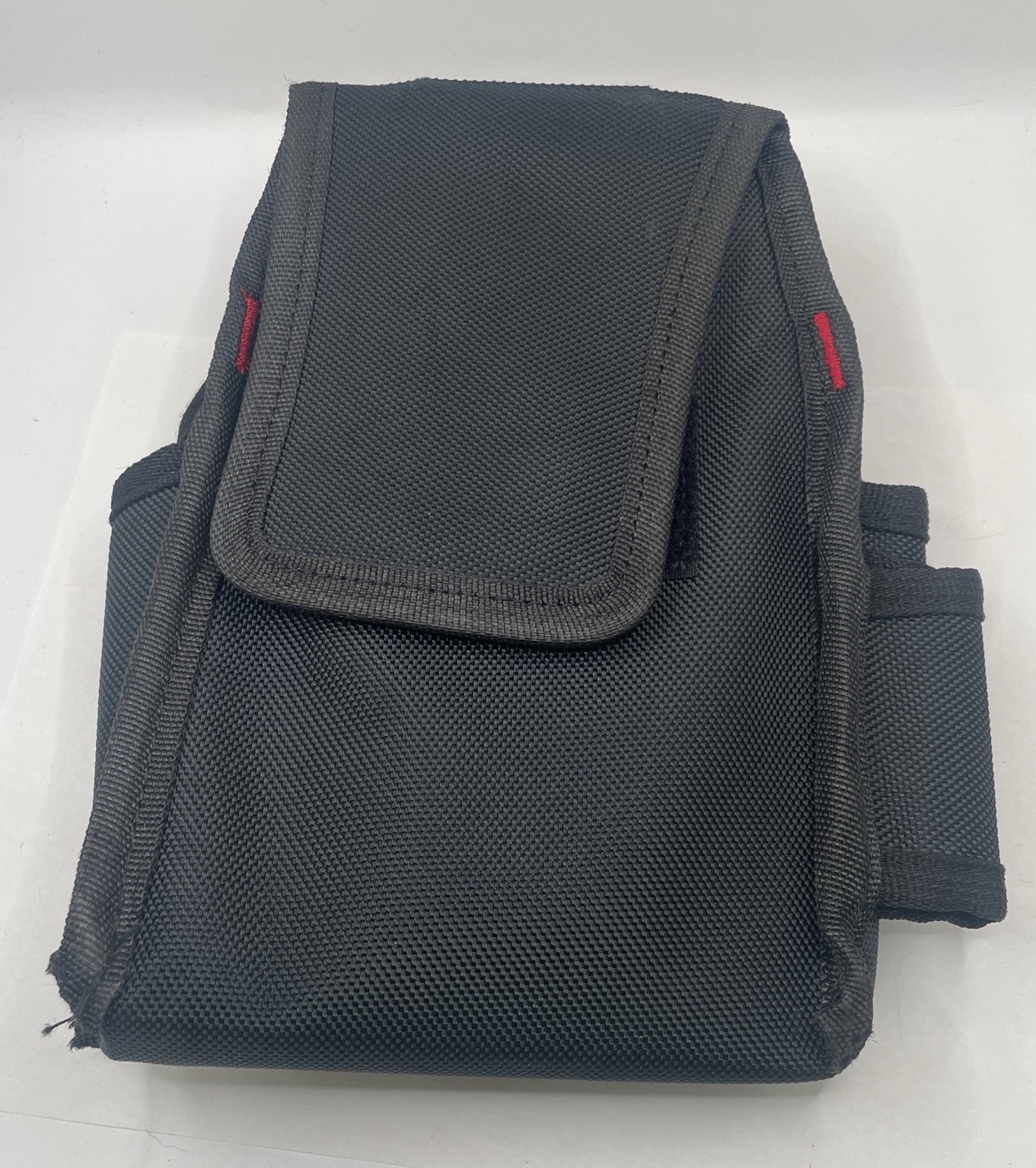 Husky Maintenance Tool Belt Pouch Nylon Polyester Black Back Flap