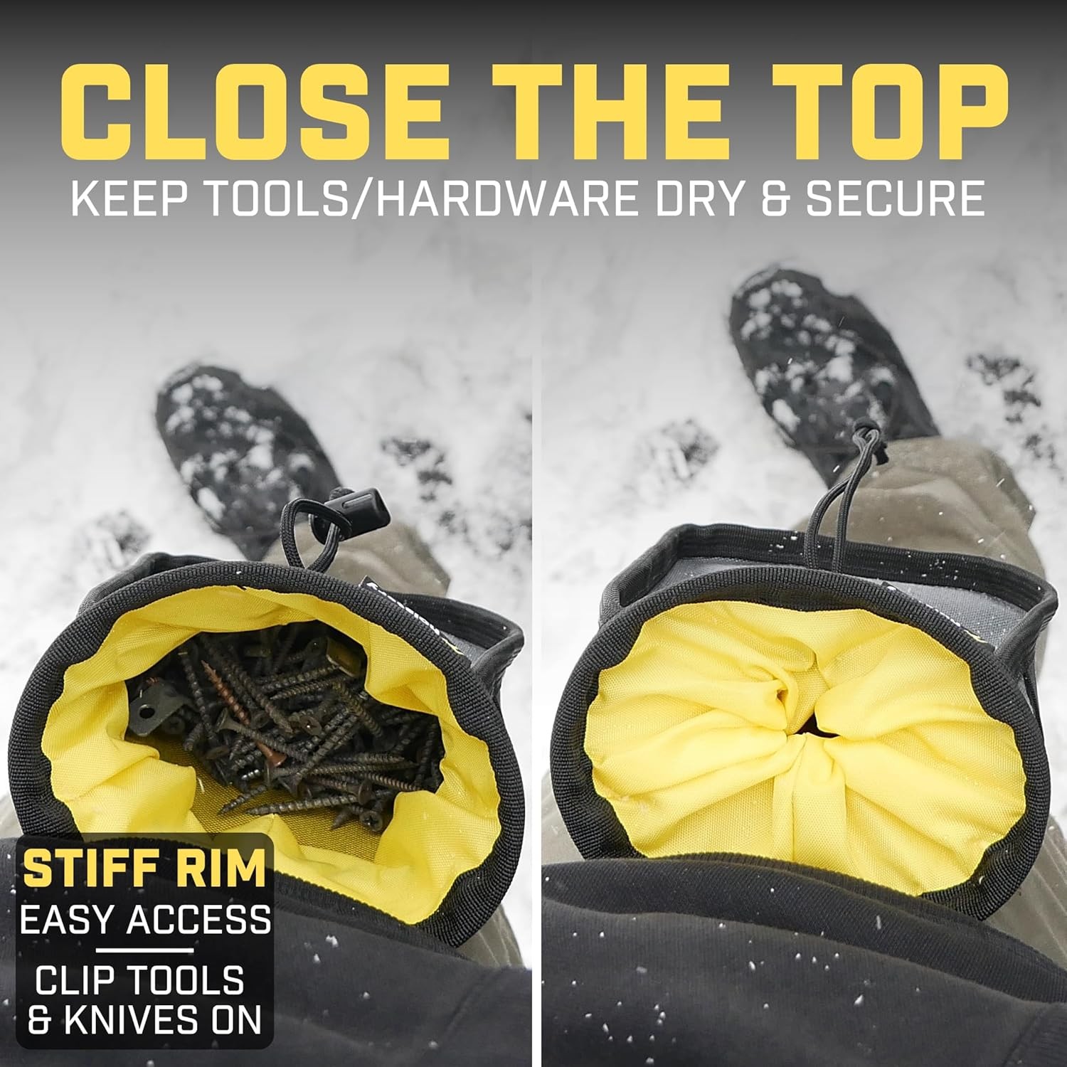 Big Joey Clip-On Tool Pouch for Efficient Hardware Organization – Unisex Design