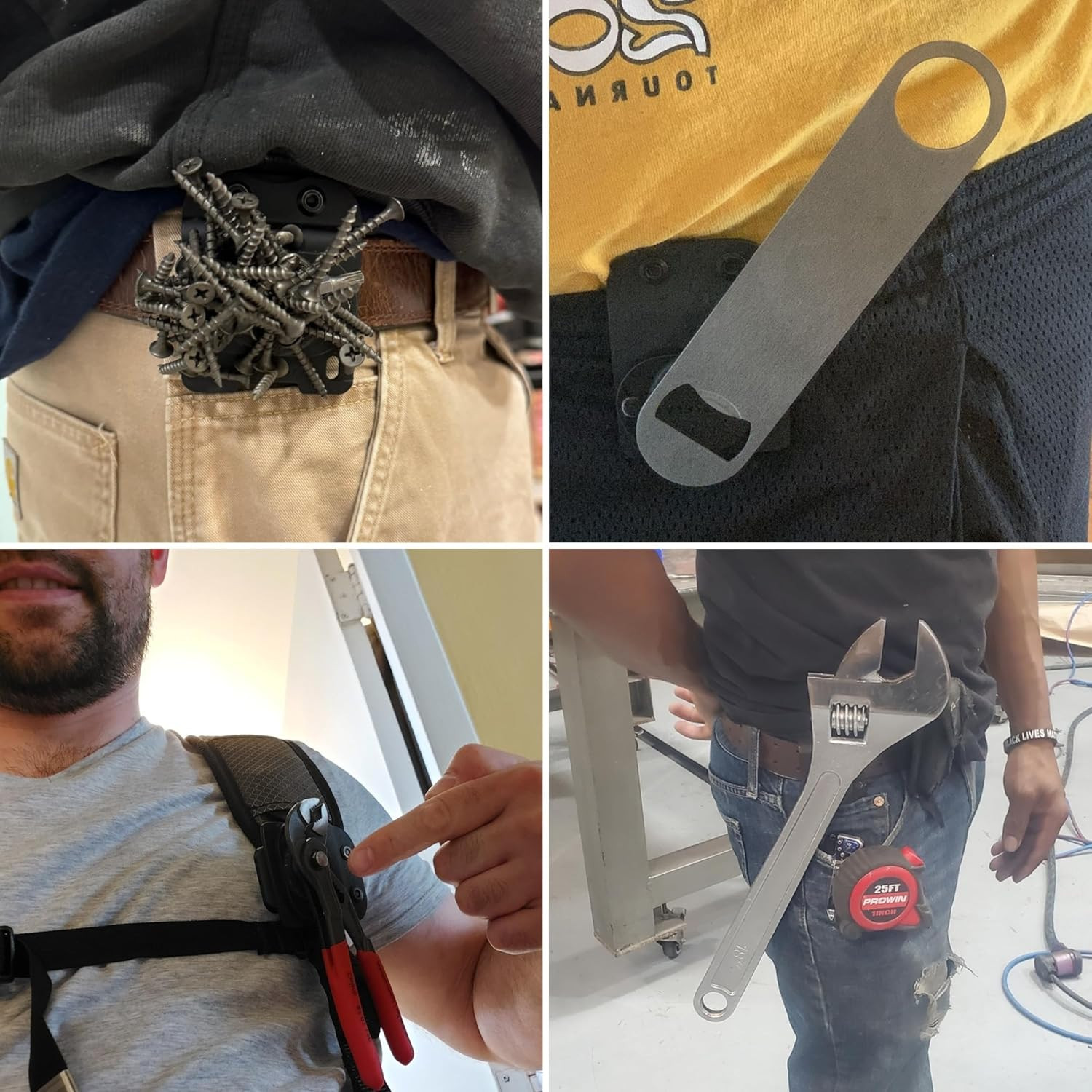 Magmaster | the Original Magnetic Tool Holder – Super Strong – Clip-On Any Belt,