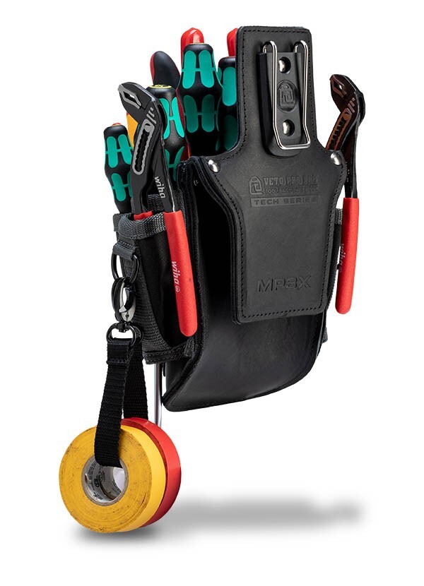 Veto Pro Pac MP3X Large Compact Leather-Backed Tool Pouch