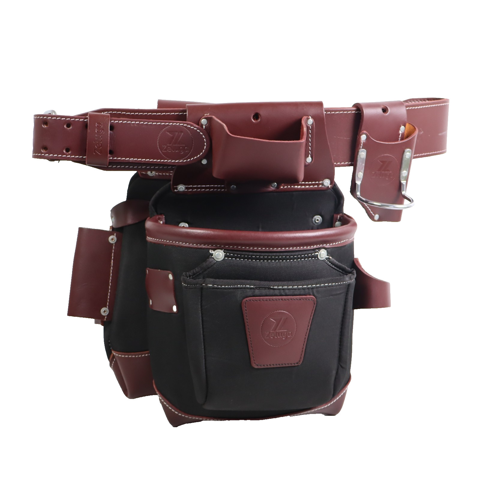 Zeluga 20-171 100% Leather Tool Belt, Bag, Carpenter, Construction, Framers