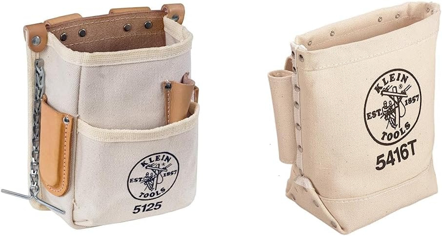 Canvas Leather Tool Pouch + Bolt Bag