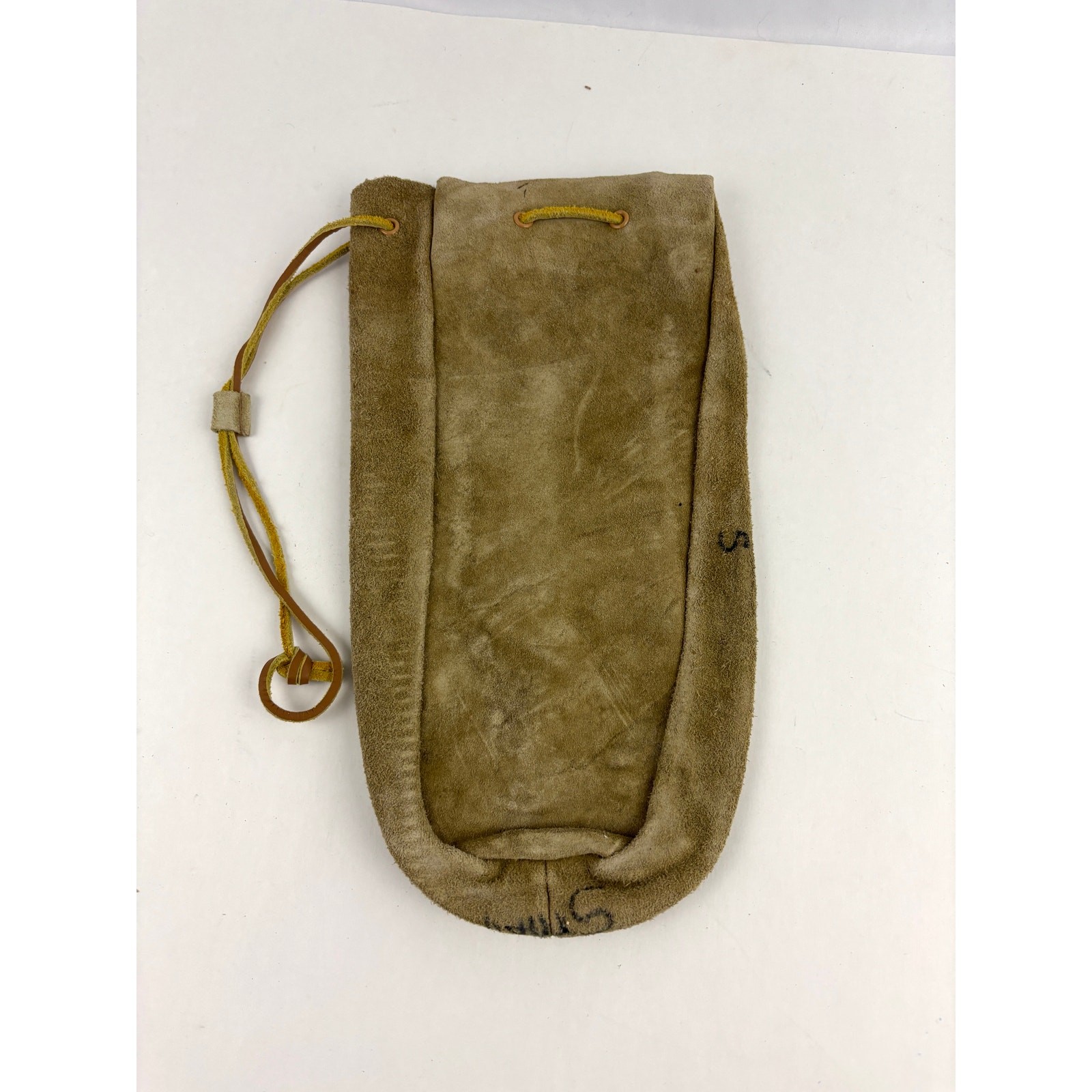 Vintage Neil Martin Leather Suede Bag Pouch Purse SMALL Duffle Drawstring