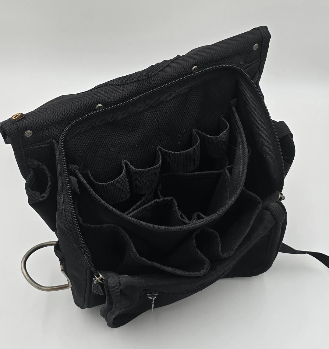 CLC Work Gear Black 23 Multi-Compartment Heavy Duty Tool Carrier Shoulder Strap