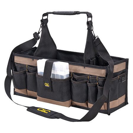 Clc Work Gear 1530 Tool Tote, Polyester, 42 Pockets, Black, 15″ Height