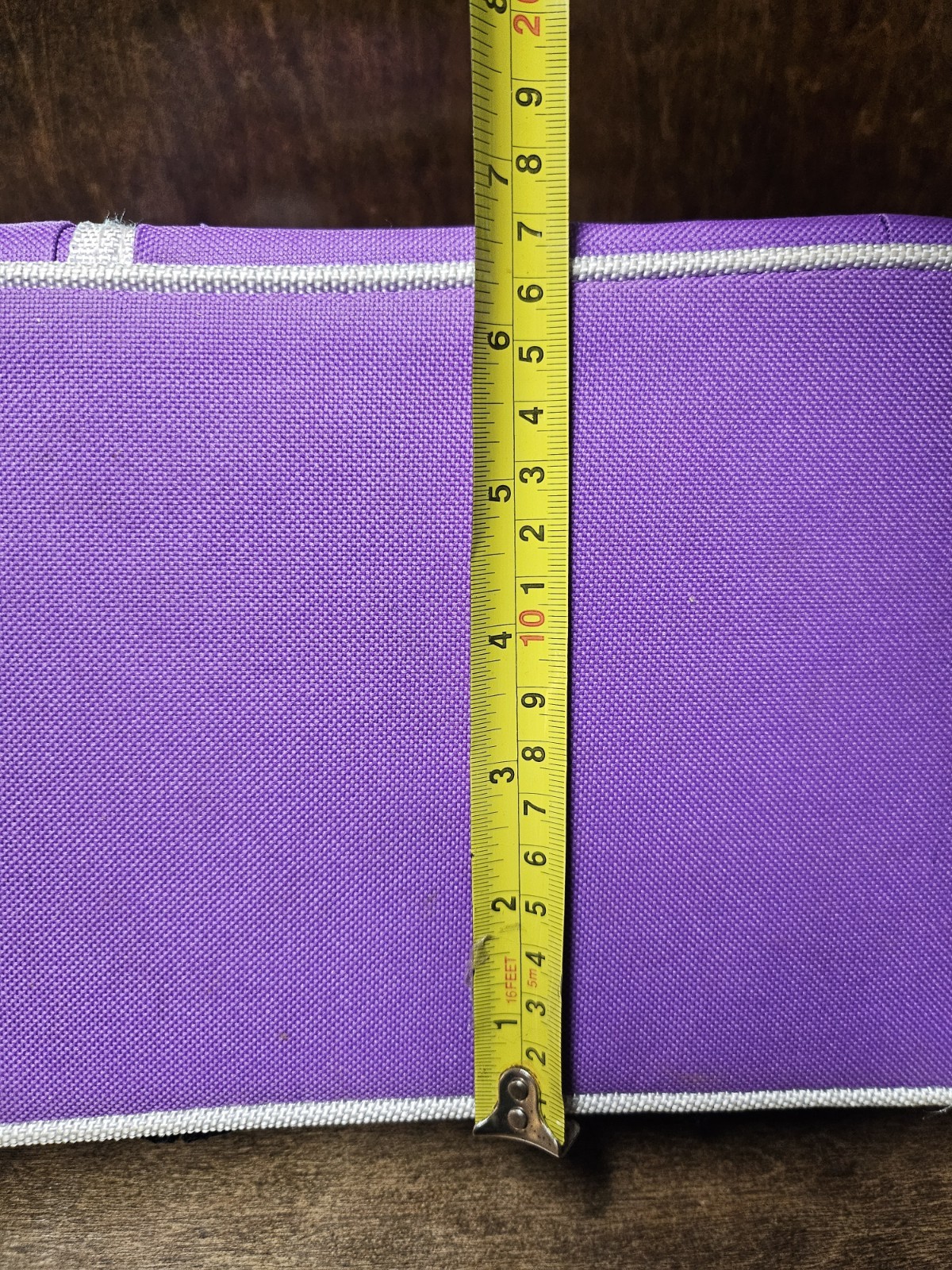 Hyper Tough Tool Bag Purple with White trim Storage Travel Carry Case 12 pocket