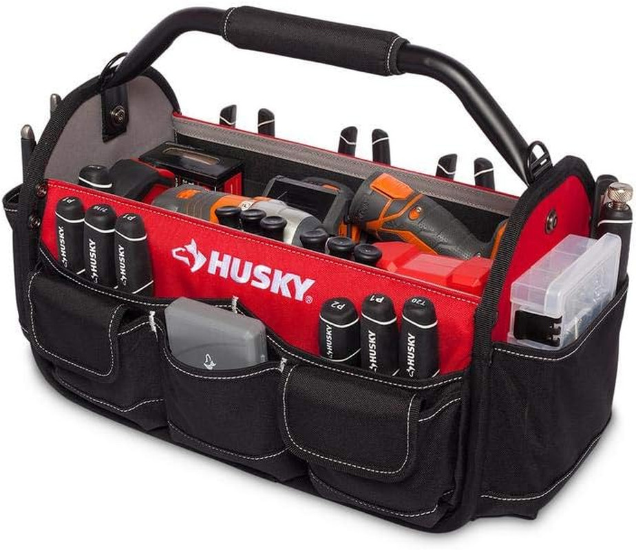 17-Inch Open Tool Tote – Durable, Spacious & Versatile Storage Solution