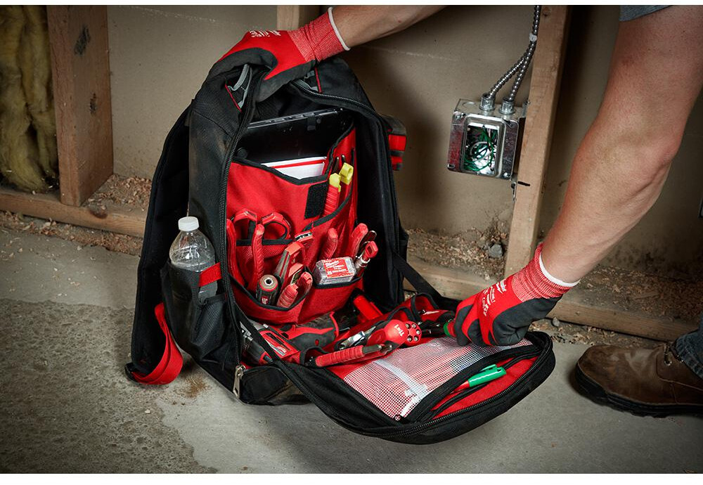 Milwaukee Ultimate Jobsite Backpack Tool Storage Professional Compact Travel New