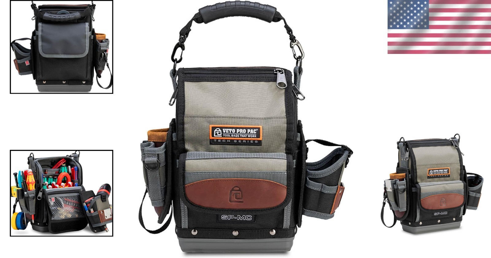 Professional Pro Pac SP-MC Tool Bag – 13 Compartments & Weather Protection