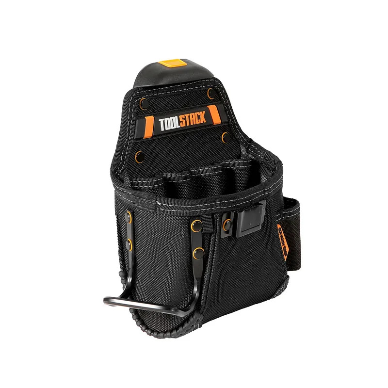 TOOLSTACK Quick Release Tool Pouch Clip-On Work Belt Bag Hub Included