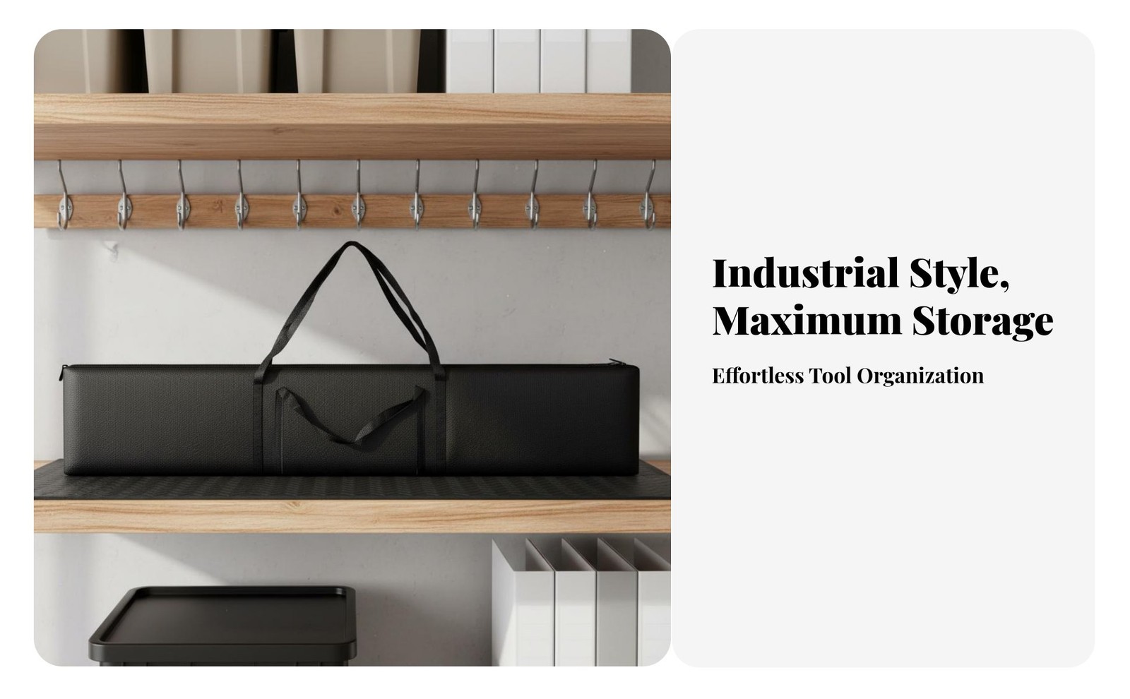 Protective Guide Rail Storage Bag Portable Carrying Case Reinforced Handles