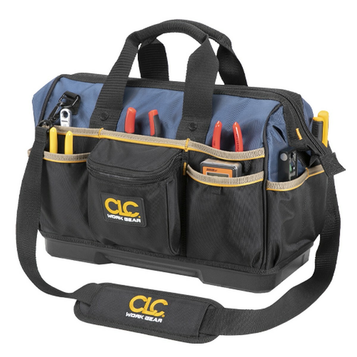 CLC Custom Leathercraft PB1563 16 “Bigmouth Molded Base Tool Bag
