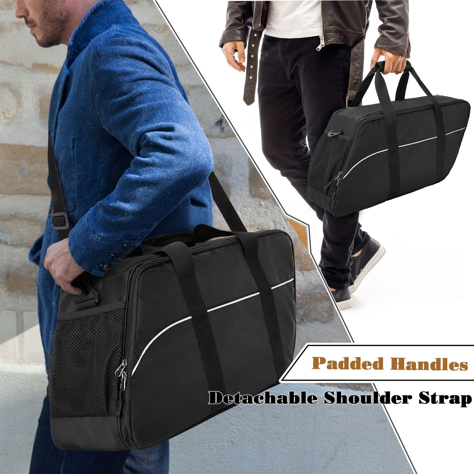 Saddlebag Liners Bag, Travel Motorcycle Saddlebag Organizer Compatible with H…