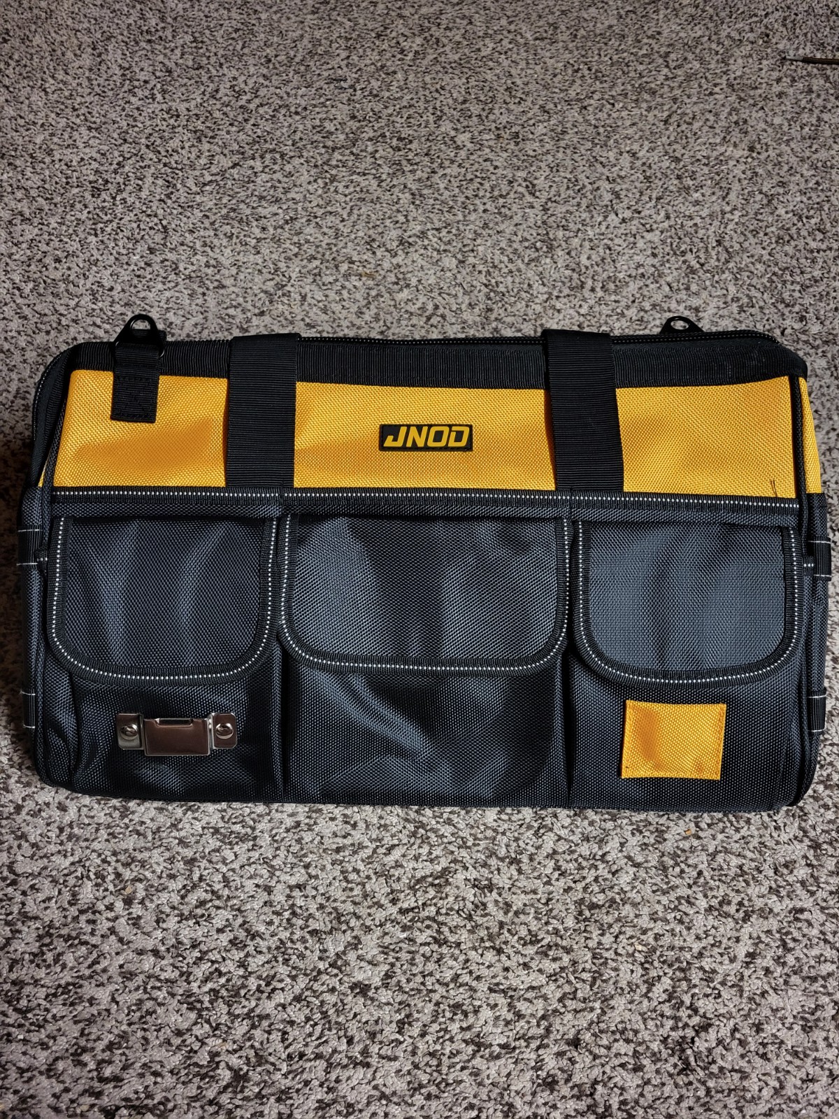 JNOD Bag Tool Water-resistant Tote Bag Wide Mouth Storage 18-inch Oxford Cloth