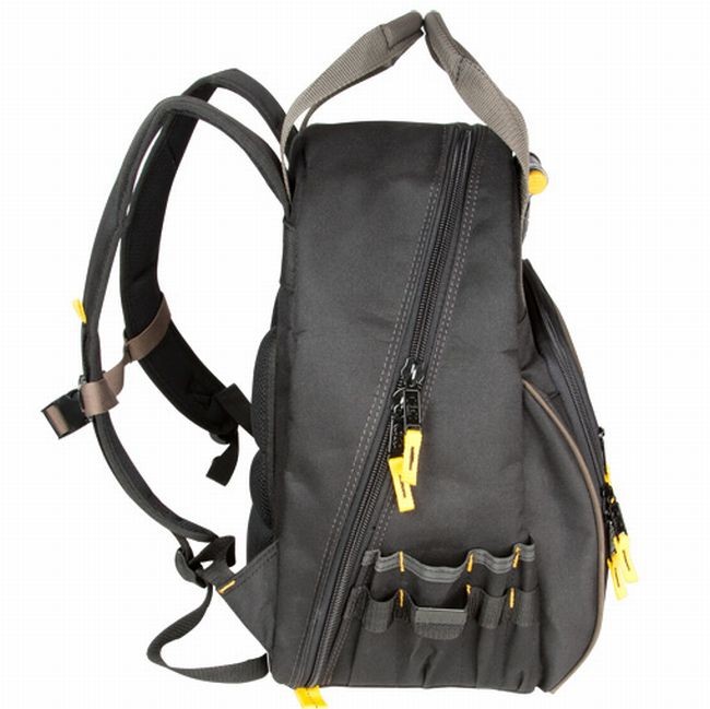 CLC Tech Gear 53 Pocket LED Lighted Tool Backpack