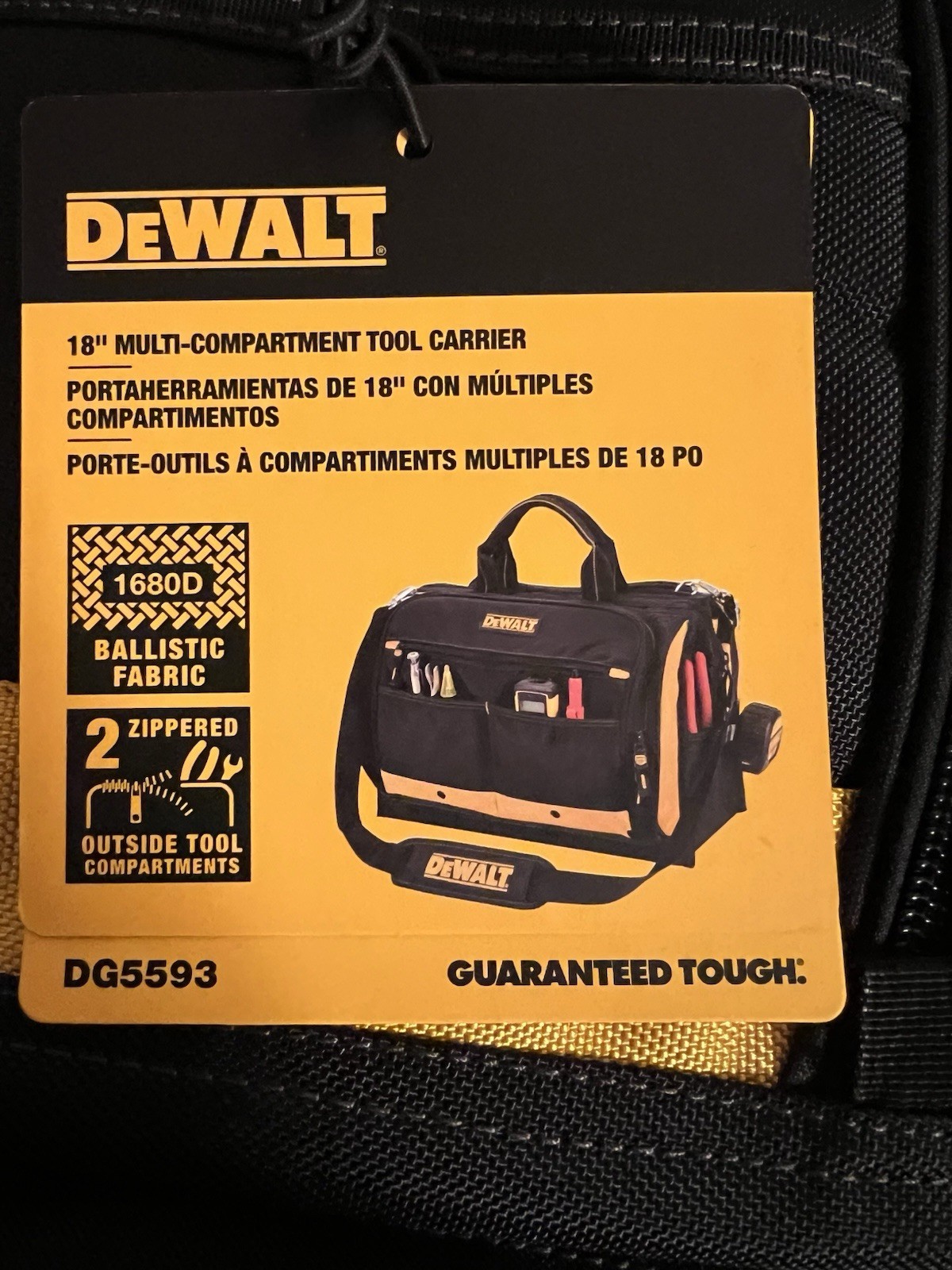 DeWalt DG5593 18” Multi Compartment Tool Carrier NEW