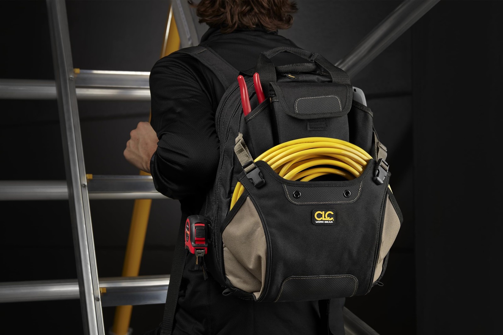 Heavy Duty Tool Backpack With 44 Pockets Dual Handles And Back Support
