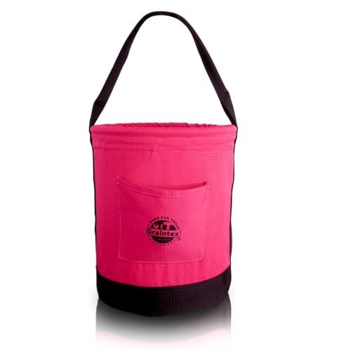 Graintex Canvas Utility Bucket 12″x15″ Round, Reinforced Base & Carry Handle