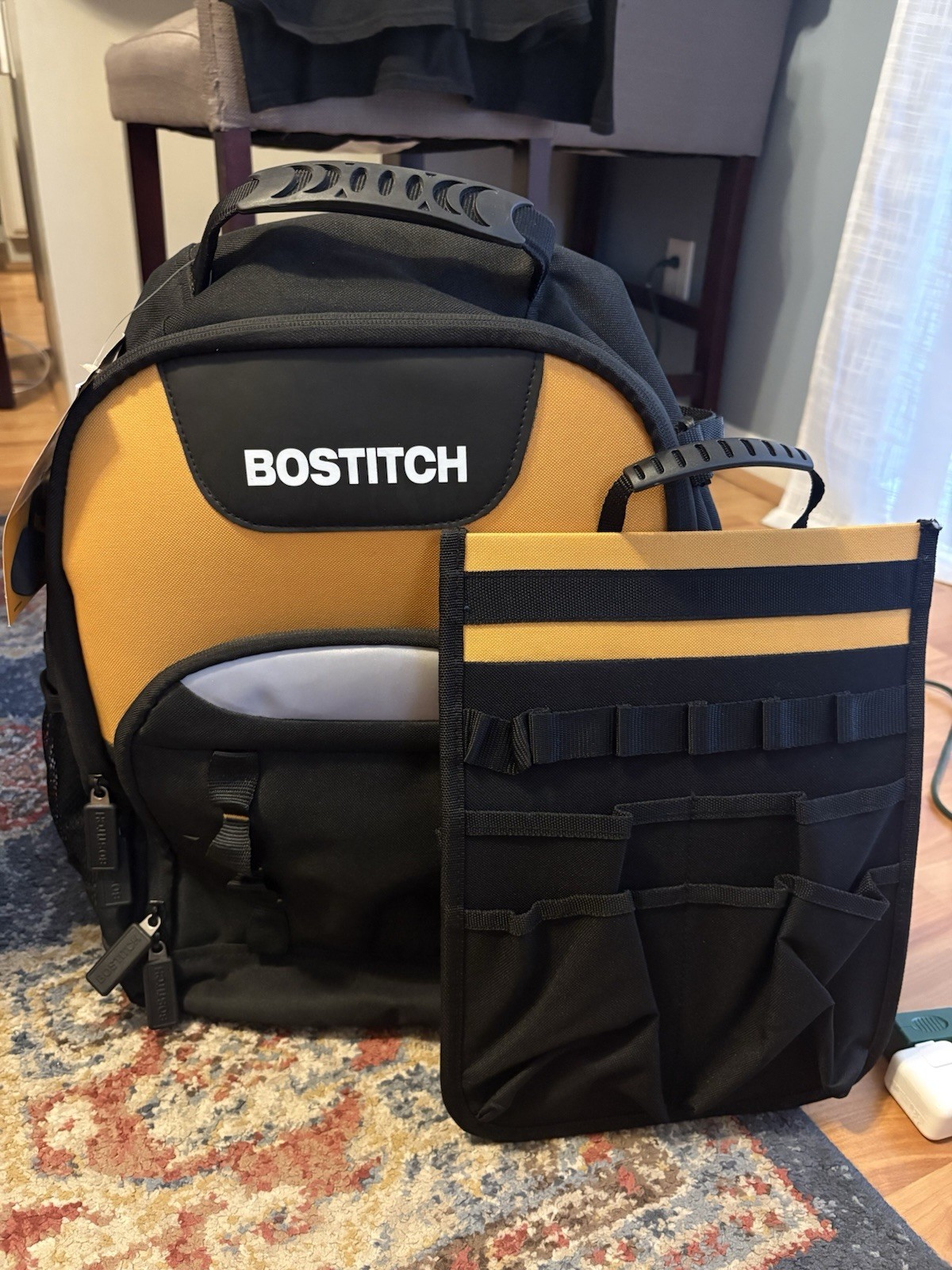 🔥Bostitch Tools-Tool Storage Backpack /Mechanic’s/Construction Tools Bag,NWT