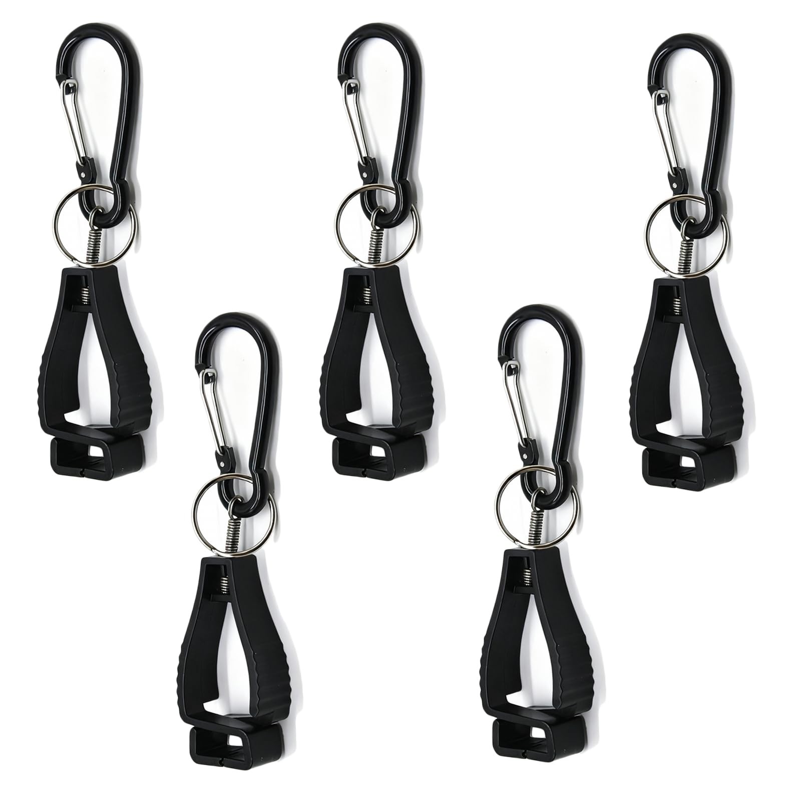 QKNUJAS 5 PCS Glove Clips, Work Glove Grabber Holder Clip for Worker Belt Pan…