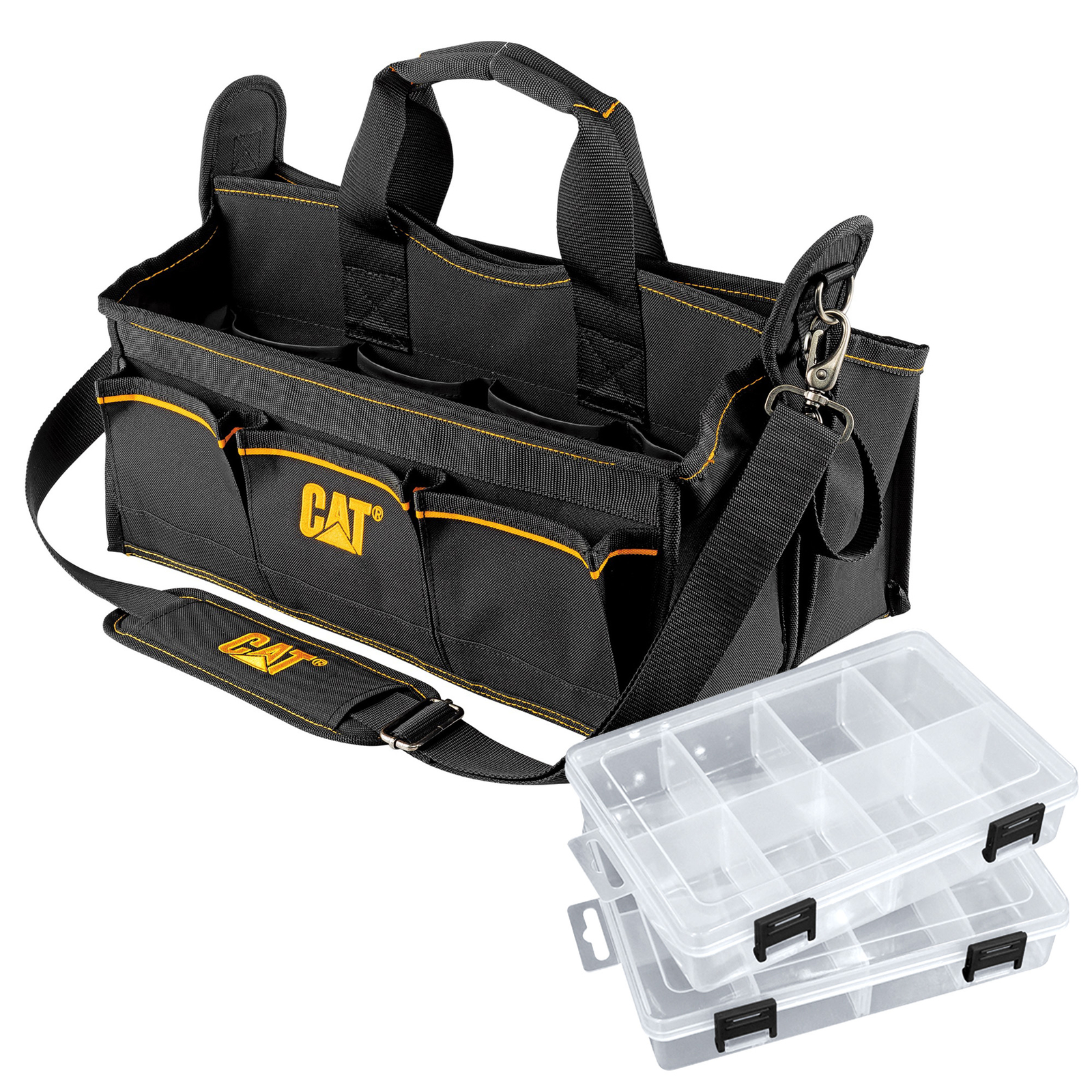 Cat 17 Inch Tech Tool Tote with Storage Cases – 240045