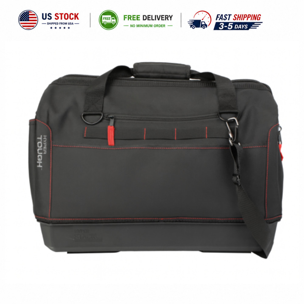 Hyper Tough Hyper Stack Full Size Tool Bag – Heavy-Duty