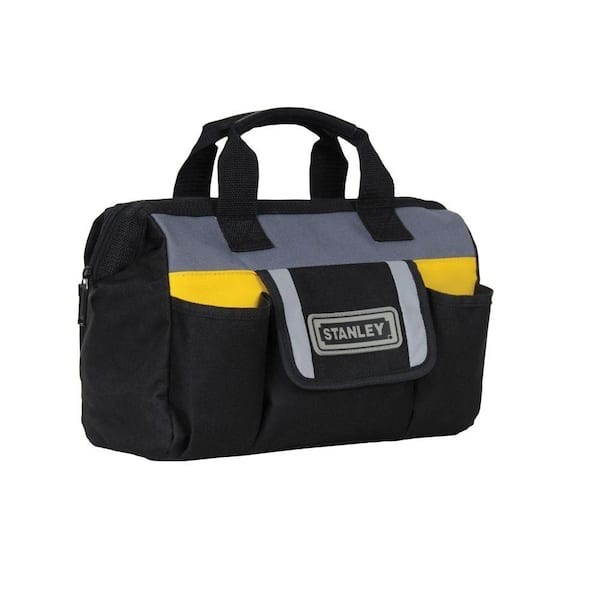 Stanley Tool Bag Jobsite Storage Soft Sided Adjustable Strap Zippered Top 12 In