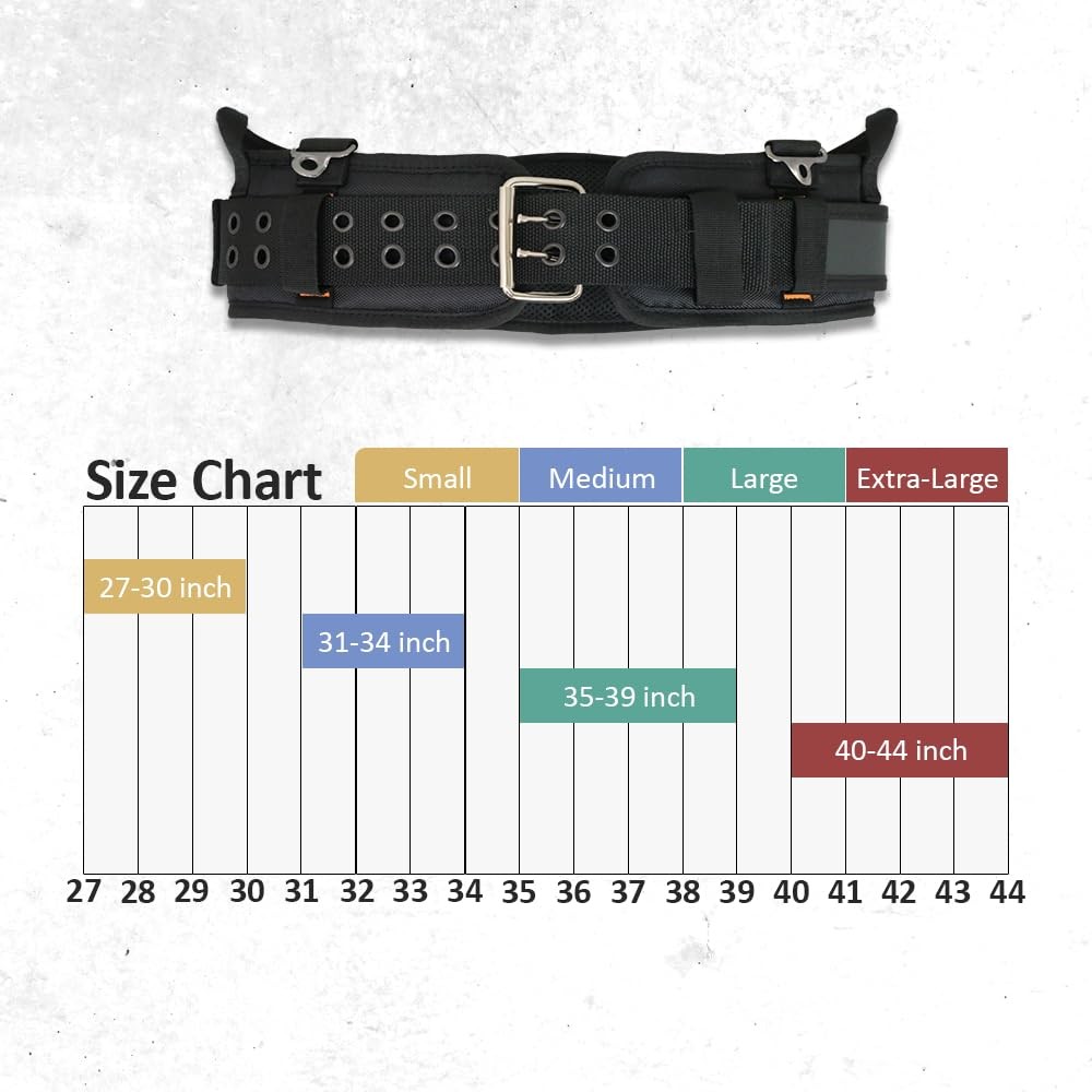 WOLF WTH2110 Heavy-Duty Ballistic Padded Tool Work Belt | Compatible w/Pouche…