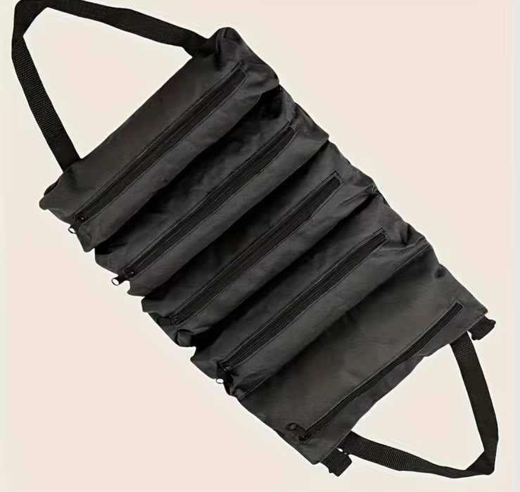 Tool RollUp 3-Count Bags 3-Colors are 5 Pouch’s Organizer 3-Pack,2-Nut Drivers