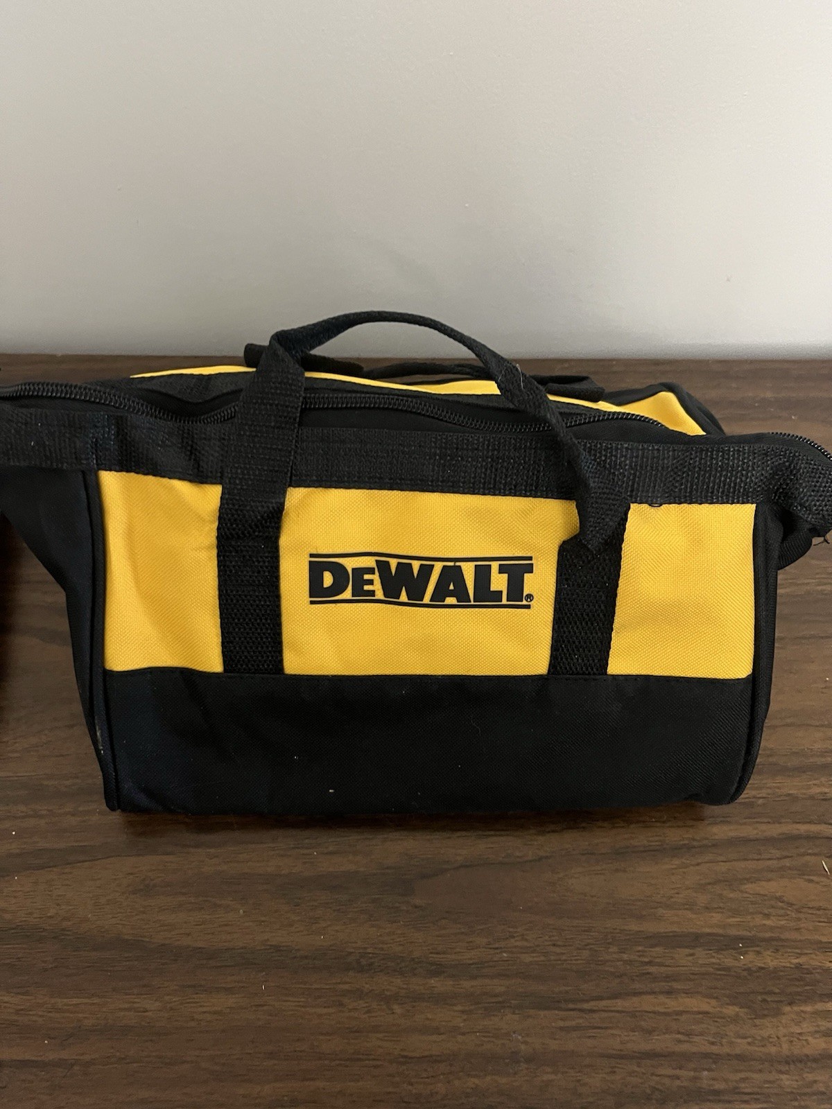 DeWalt 12” Soft Tool Bag – Black & Yellow – Compact Contractor Pouch