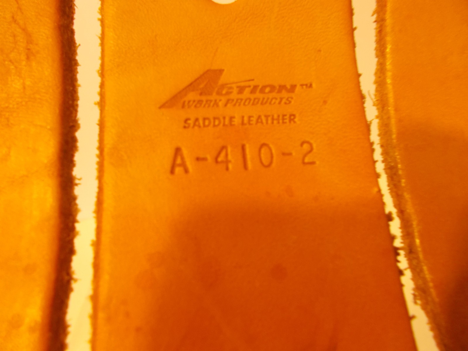 Action Work Products Leather Tool Holder/ Holster A-410-2 Saddle Leather (E2)