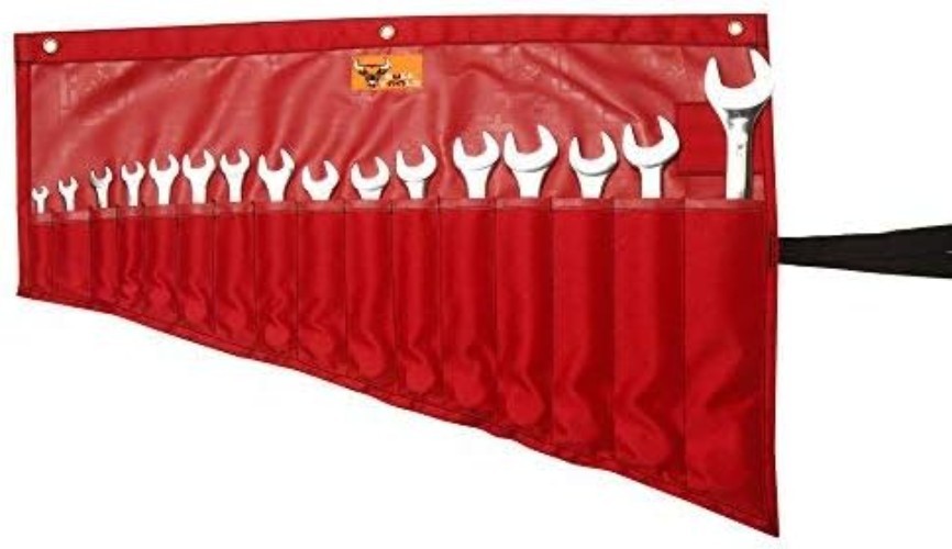 Durable Waterproof Tool Roll with 16 Pockets – Perfect for Crafts & Projects