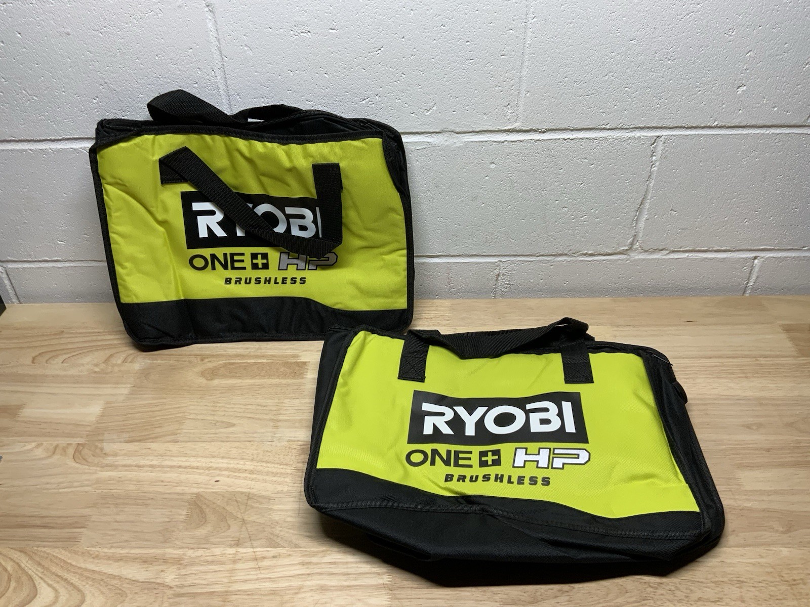 Extra Large Ryobi 17” x 12” x 6” Heavy Duty Contractors Tool Bag (Set of 2)