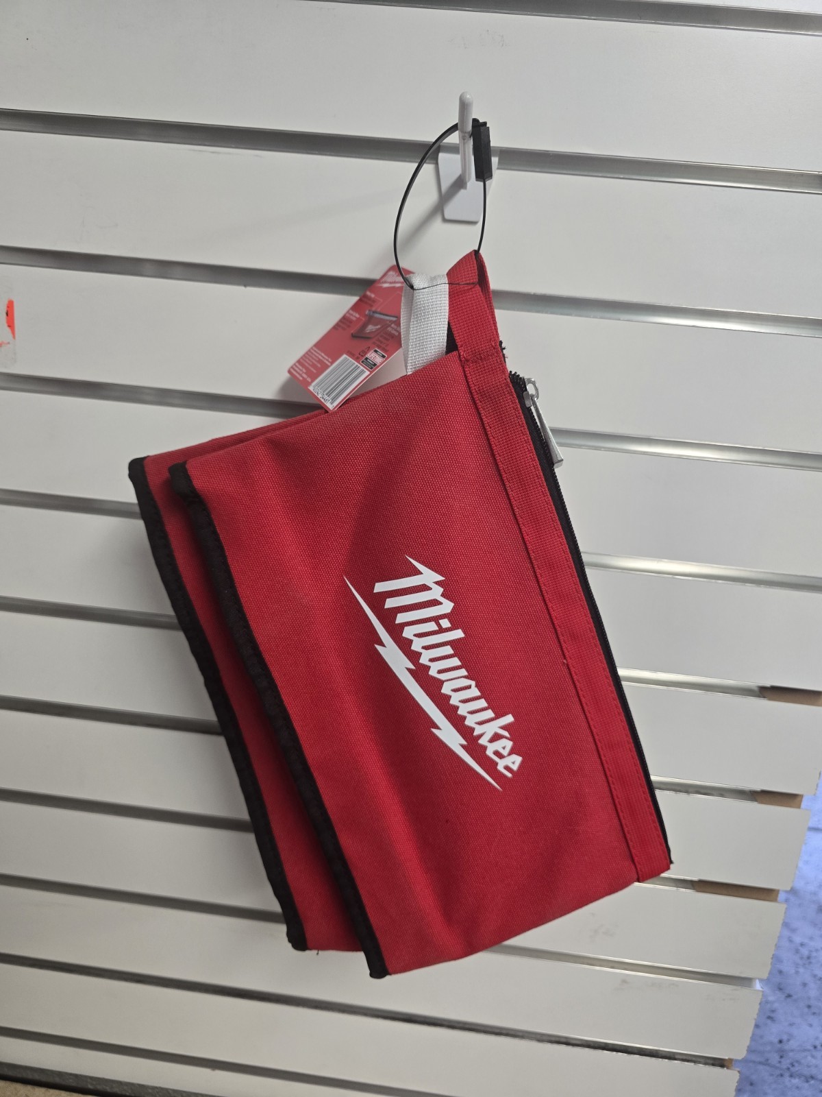 Milwaukee Zipper Tool Bag 12 in. Breathable Canvas Multi-Color (3-Pack)