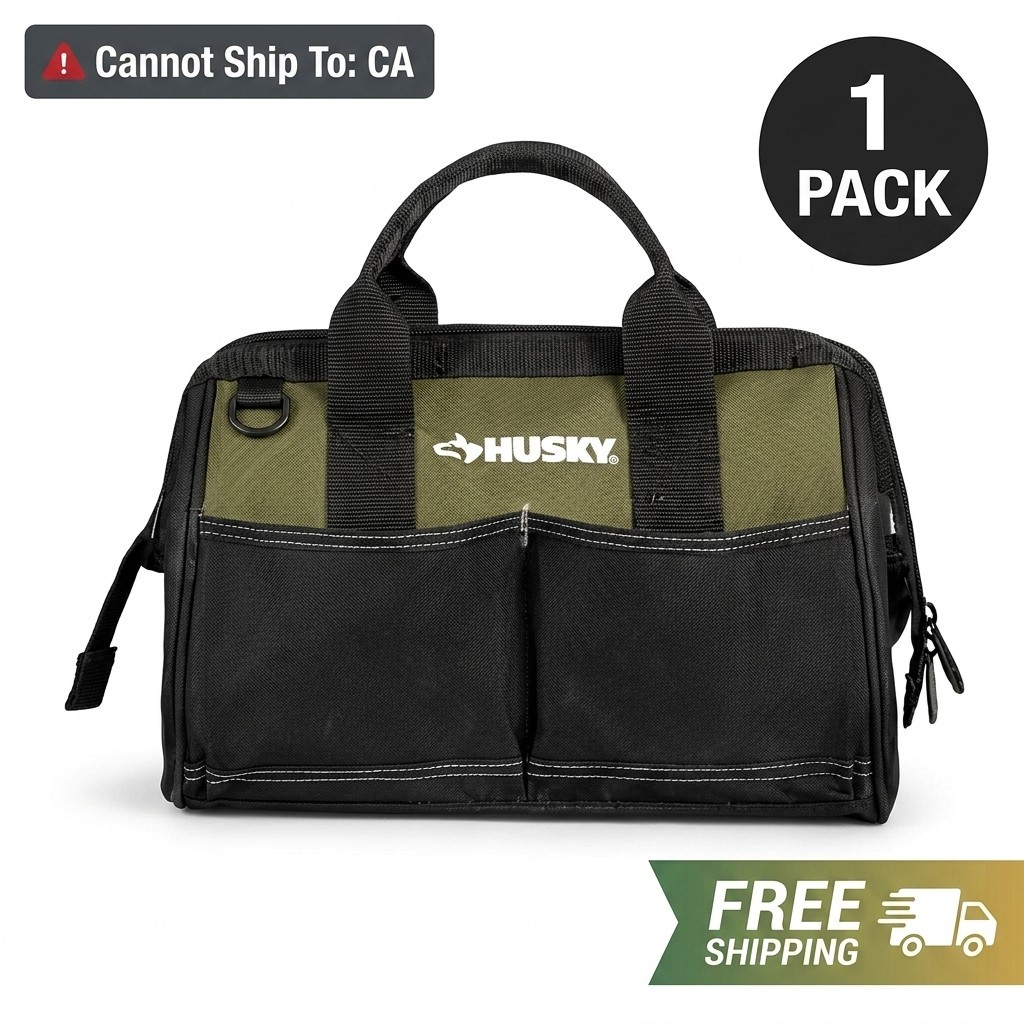 Army Green 12 In. Tool Bag