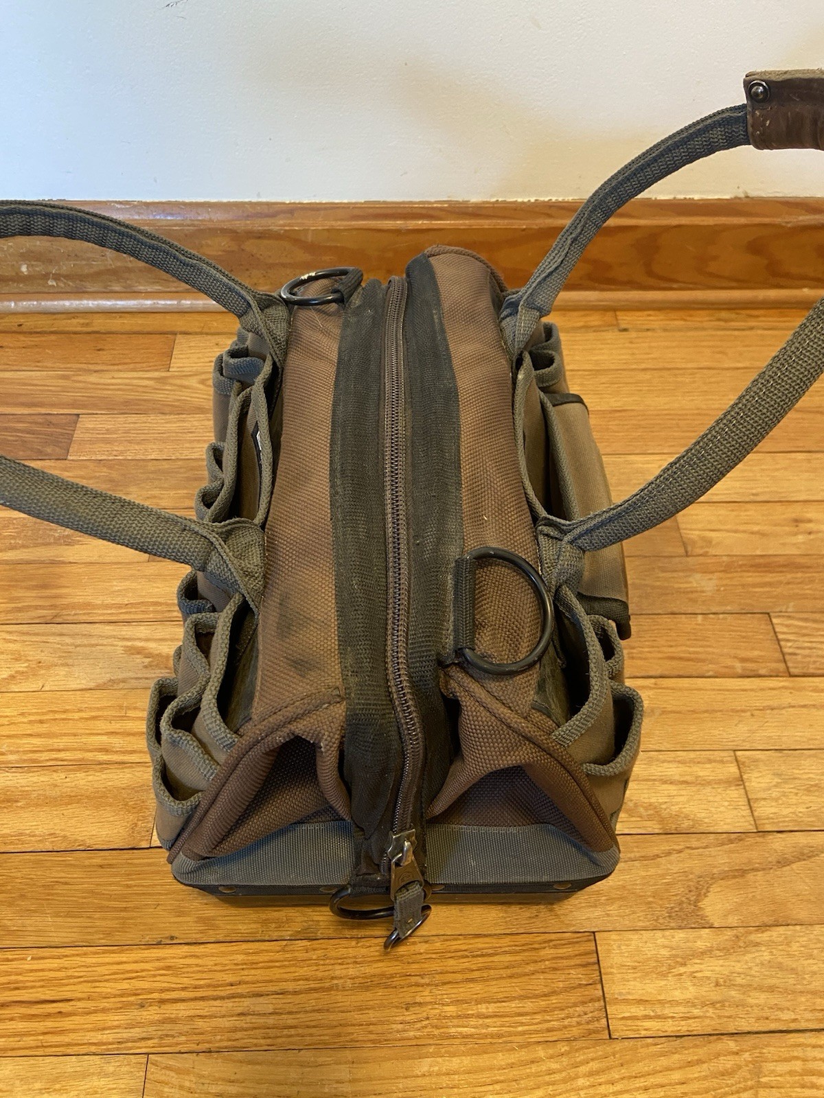 Veto Pro Pac DR-LC Tool Bag Medium Nylon Padded Handle Brown Heavy Duty