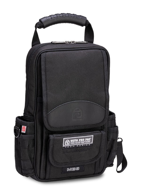 Veto Pro Pac MB3 Blackout Large/Wide Black Meter Pouch w/ Sling