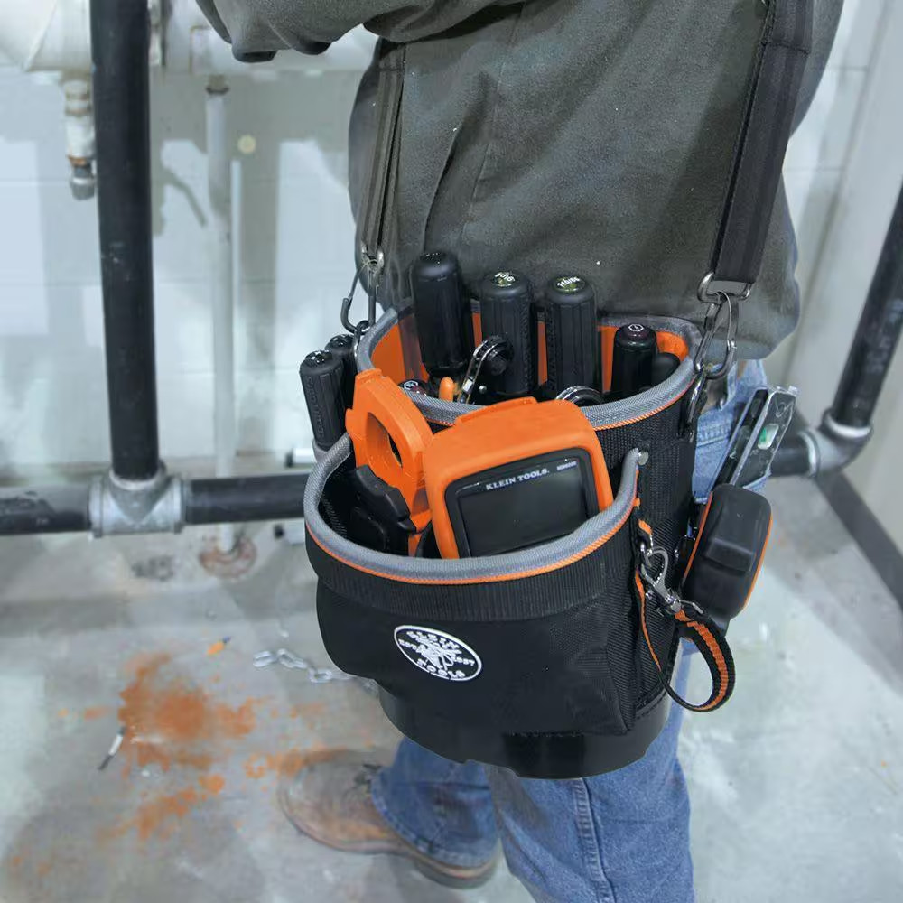 NEW Durable Tradesman Pro Shoulder Pouch Tool Bag 14 Pockets 10 inches