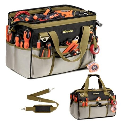 Men’s 32-Pocket Large Tool Organizer – 16.5-Inch Heavy Duty Tool Bags