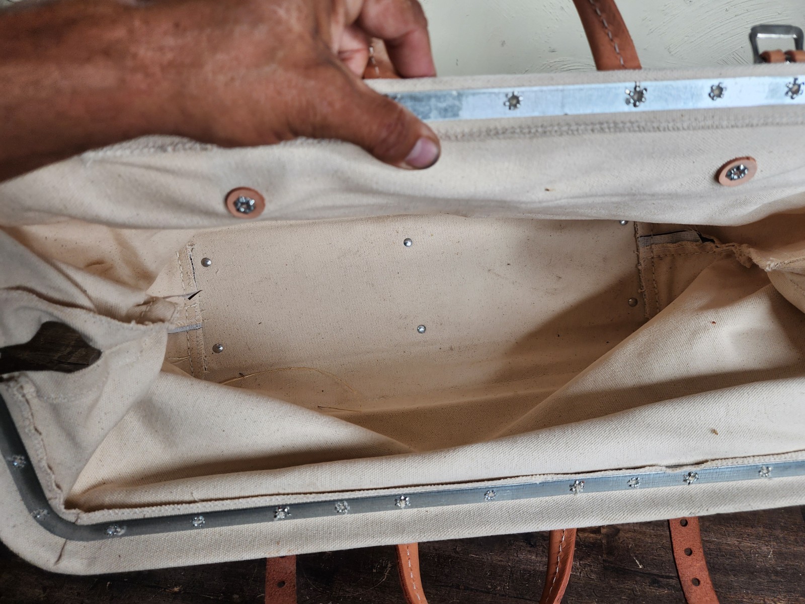 Vintage Klein Tools 5102-22 Canvas Tool Bag Made In USA